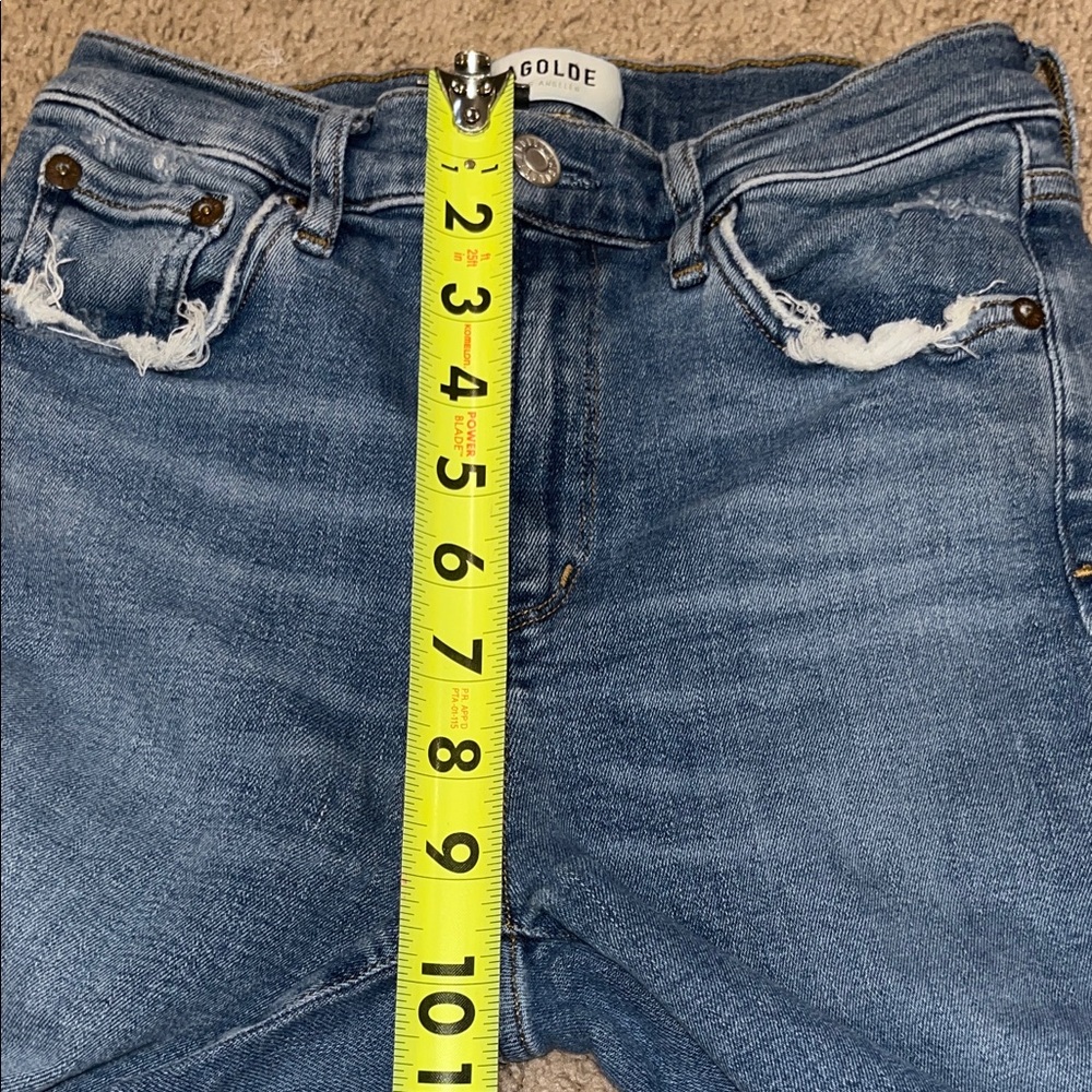 AGOLDE Distressed raw hem jeans in Sophie - Picture 7 of 10